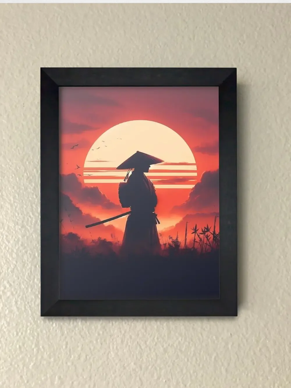 Samurai Warrior Framed Wall Art